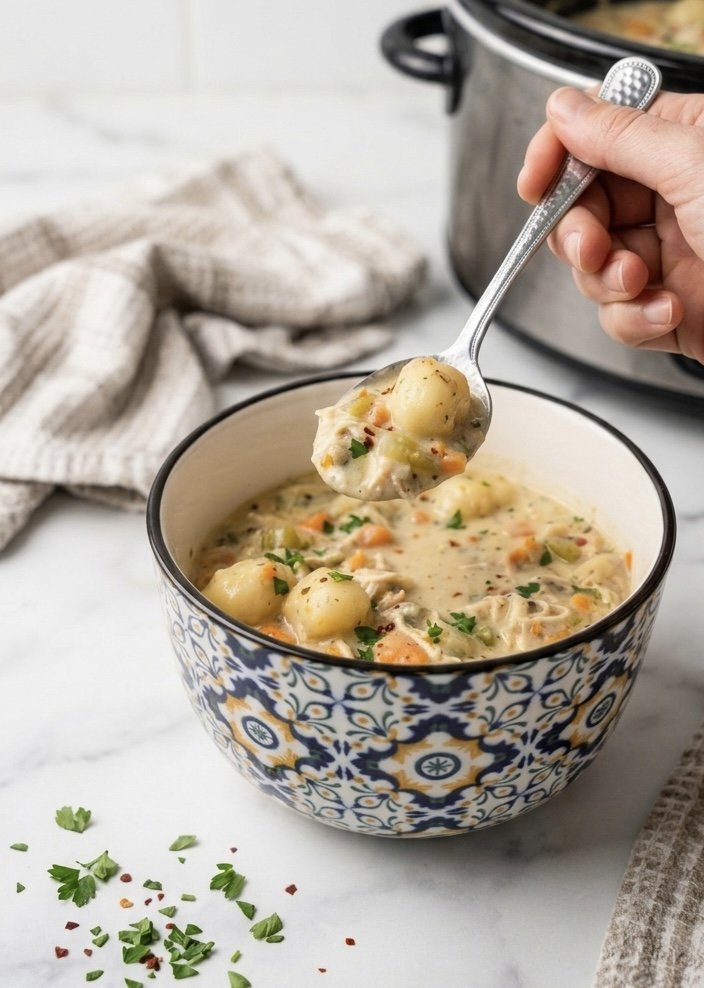 Crock-Pot Chicken and Gnocchi